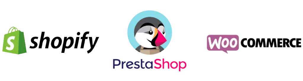 ecommerce PrestaShop Shopify Woocommerce