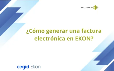 Generación de factura electrónica en Ekon